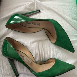 Jimmy Choo Vibrant Green Heels